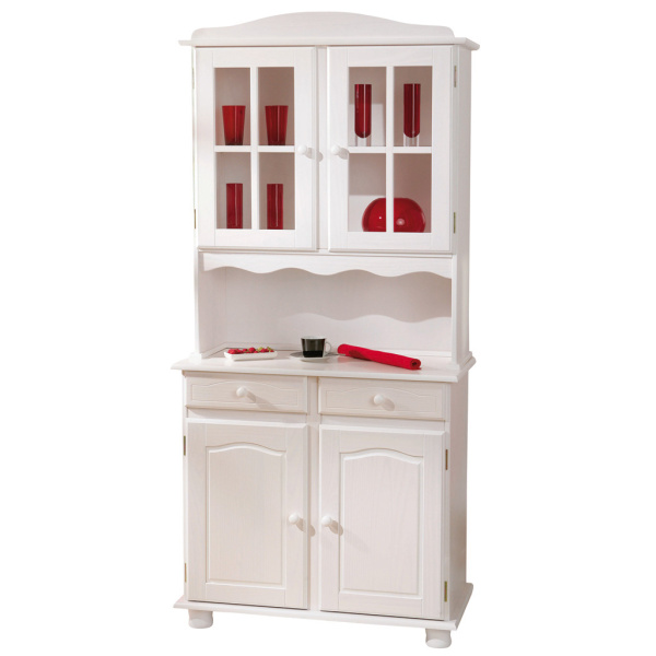 Credenza in kit in massello colore bianco